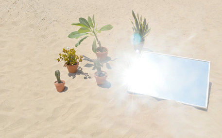Spiegel, Sonne, Sand