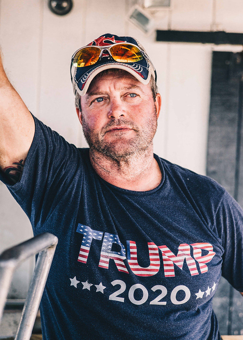 Krabbenfischer Tommy Tangier Island, USA, Klima, Klimawandel, Hochwasser